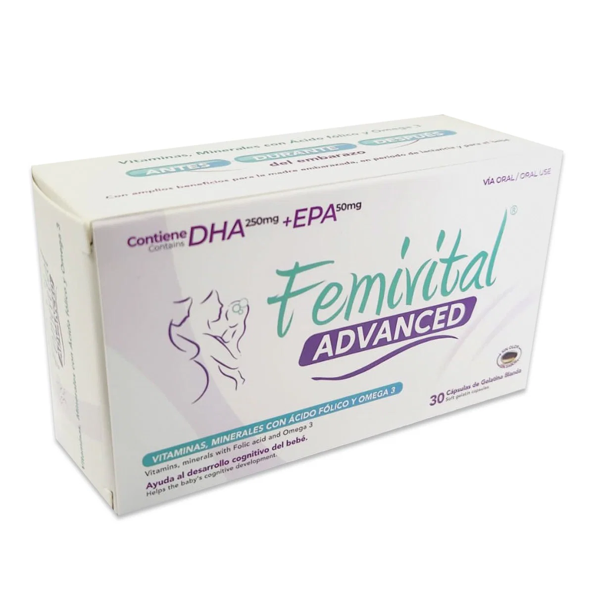 FEMIVITAL ADVANCED Cápsulas de Gelatina Blanda - 30 Cápsulas