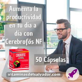 Cerebrofos NF - 50 Cápsulas para su Vitalidad Diaria