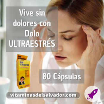 Dolo ULTRAESTRES Cápsulas - 80 Cápsulas de Gelatina Blanda
