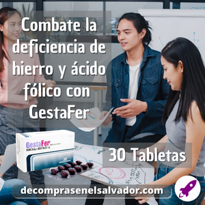 GESTAFER (HIERRO + ÁCIDO FÓLICO) CÁPSULA BLANDA - 30 CÁPSULAS