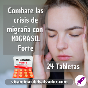 MIGRASIL FORTE TABLETAS | 24 Tabletas para el alivio de la migrana