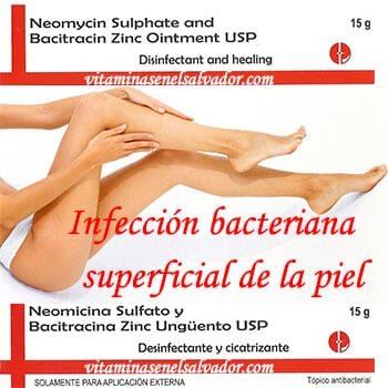 Neomicina Sulfato y Bacitracina Zinc Ungüento USP Paquete de 2