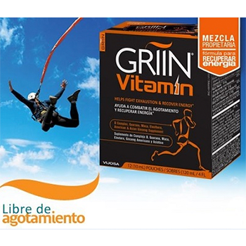 GRIIN VITAMIN - 12 Sobres para Recuperar Energía Diaria